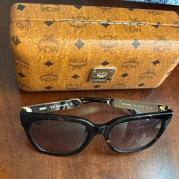 MCM Brown Sunglasses with Logo Case - Picture 2 of 6